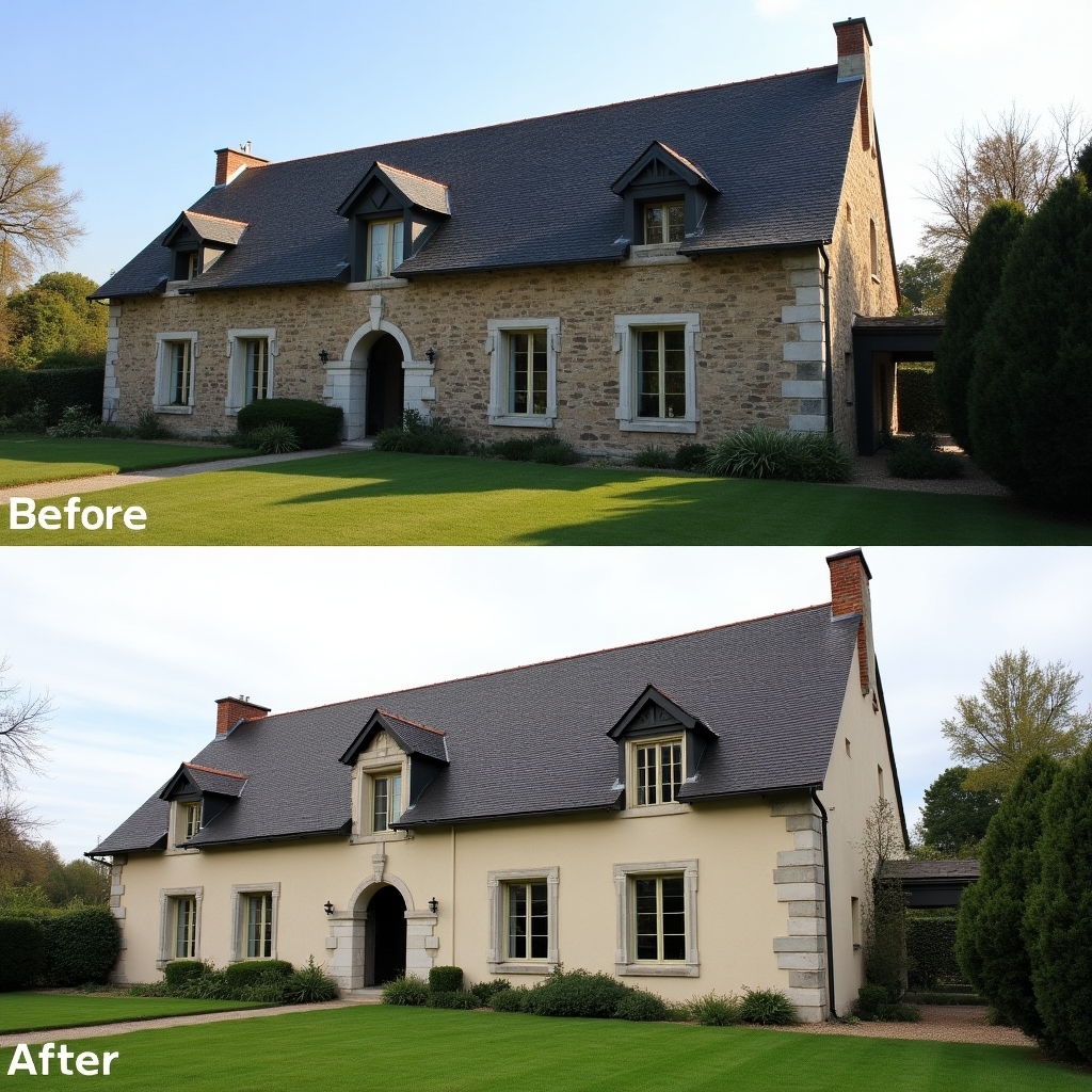 Ferme après transformation en gîte